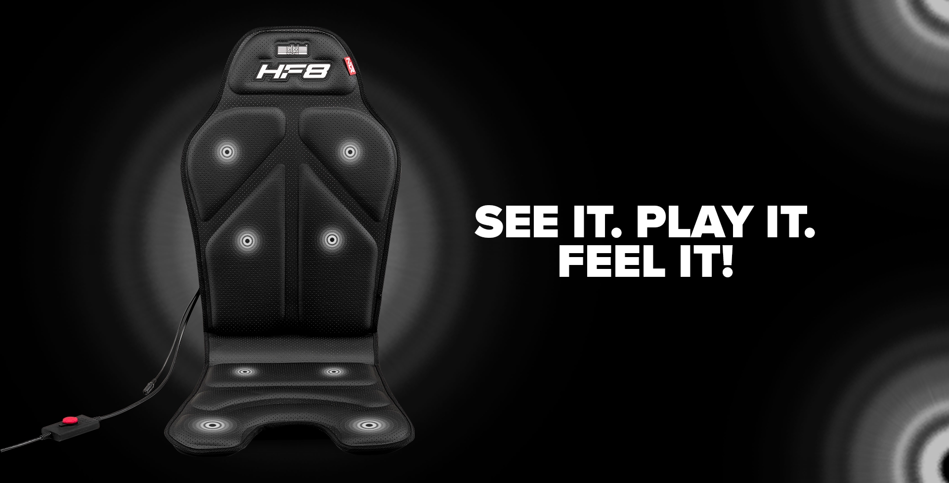 NLR HF8 Haptic Feedback Gaming Pad CLUTCH KICK